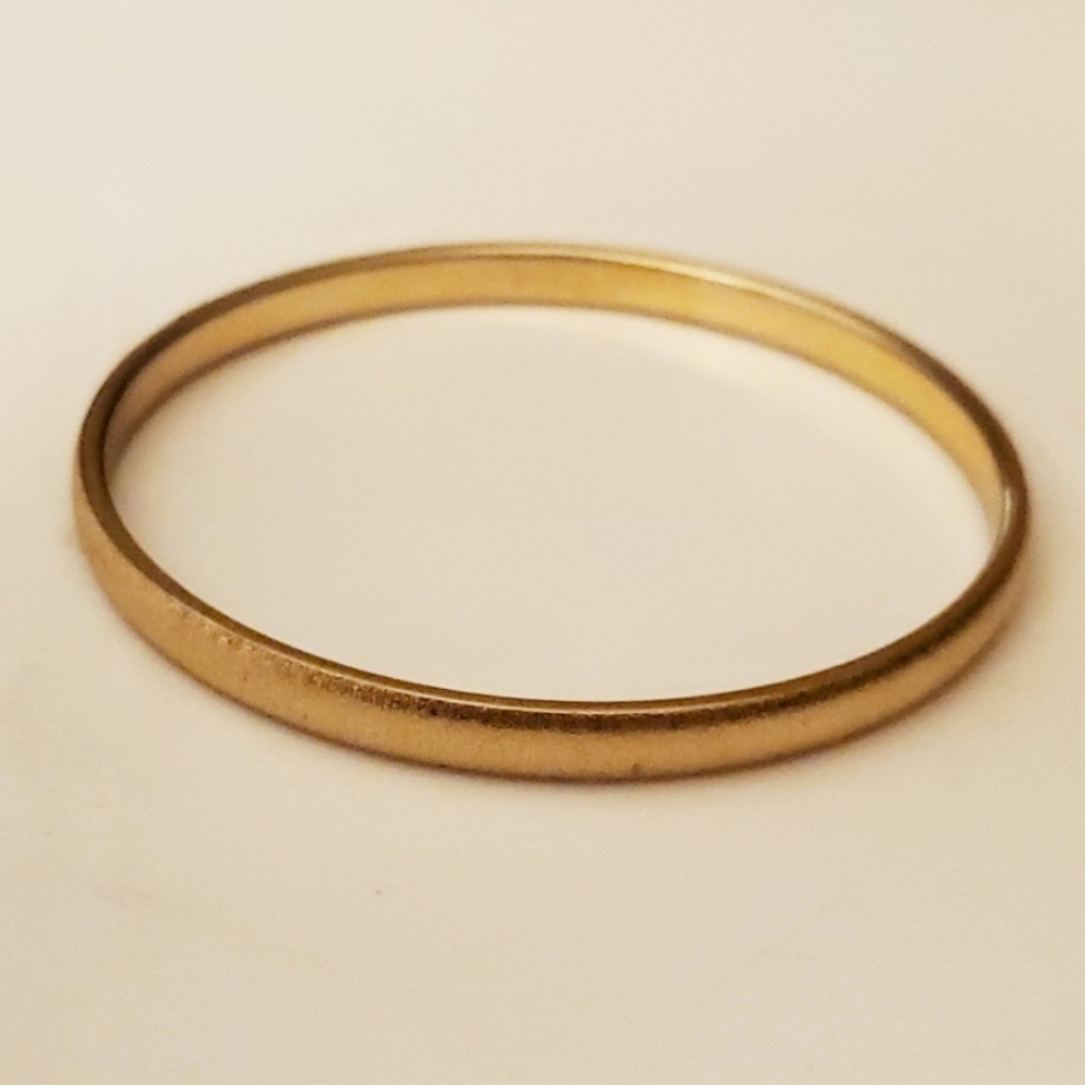 Monet Gold Tone Bangle Bracelet